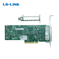 Carte réseau PCI Express X8 Quad SFP + Port 10Gbps basée sur le jeu de puces Intel 82599