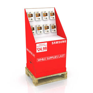 Espositori da Terra in Cartone Ecologico Personalizzati, Vassoi PDQ, Espositori per Pallet Completi per Supermercati, Negozi al Dettaglio, Club Store - Product Image 4