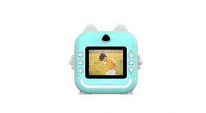 Kids Instant Photo Paper Digital <b>Camera</b> <b>with</b> Thermal <b>Printer</b> One Click Recording MicroSD 2.4" Screen-Children's Toy - Product Image 3