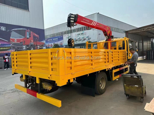 2024 sıcak satış 4*2 lhd ISUZU vinç kamyon monte SANY 3.2ton düz bomlu vinç SPS8000 rusya için - Product Image 3