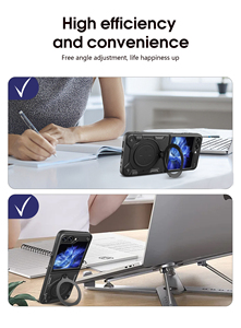 Pour Samsung Z Flip 5 étui rigide de protection 360 étuis de téléphone anti-<span class=keywords><strong>choc</strong></span> flexibles avec protection d'objectif pour Z Flip 5 - Product Image 5