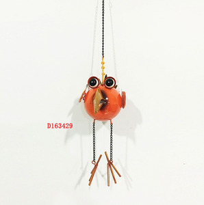 Carillon à vent d'extérieur <span class=keywords><strong>Liffy</strong></span>, design vintage en métal, papillon, finition peinte en brun, durable, décoration murale, jardin, maison, chambre - Product Image 6