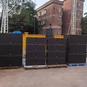 パッシブ2000W出力電力線アレイスピーカーチタンダイヤフラム木製素材ネオジム磁石金属シェル付き - Product Image 1