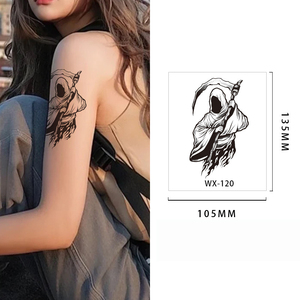 Mens Temporary <b>Tattoo</b> Sticker Waterproof Cute Pattern Matte Surface Semi Permanent <b>Paper</b> Decal for Body Art Professional Use - Product Image 6