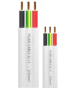 ठोस फ्लैट लचीला शीथ कॉपर कोर pvc विद्युत तार 2 कोर 3-10 कोर 0.5 मिमी 1.5 मिमी 2 मिमी 2.5 4 मिमी 6 मिमी 6 मिमी 10 मिमी 18 वाट - Product Image 6