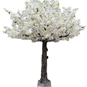 Arbre à fleurs de cerisier artificiel OH ARTS rose blanc en fibre de verre pour l'extérieur mariage jardin hôtel décor événement fête toile de fond - Product Image 5