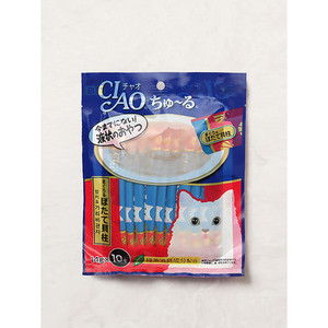 Chao Chur Tuna & Cri Pipter 10 golosinas para mascotas - Product Image 1