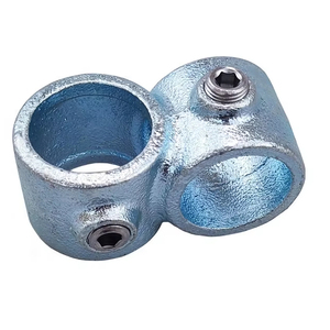 High Quality Hot Dipped Galvanized Malleable Iron Casting Pipe Fitting Connector 3/4 Inch Round Tube DN15 <b>Yacht</b> Boat Hardware Hi - Product Image 1