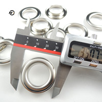 Bouton à oeillet en métal de 30mm pour insertion de vêtements Accessoires circulaires sans nickel pour la coupe de vêtements