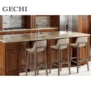 أثاث مطبخ عالي الجودة خزانة مطبخ فاخرة من الخشب الصلب بطراز عتيق مخصص - Product Image 2