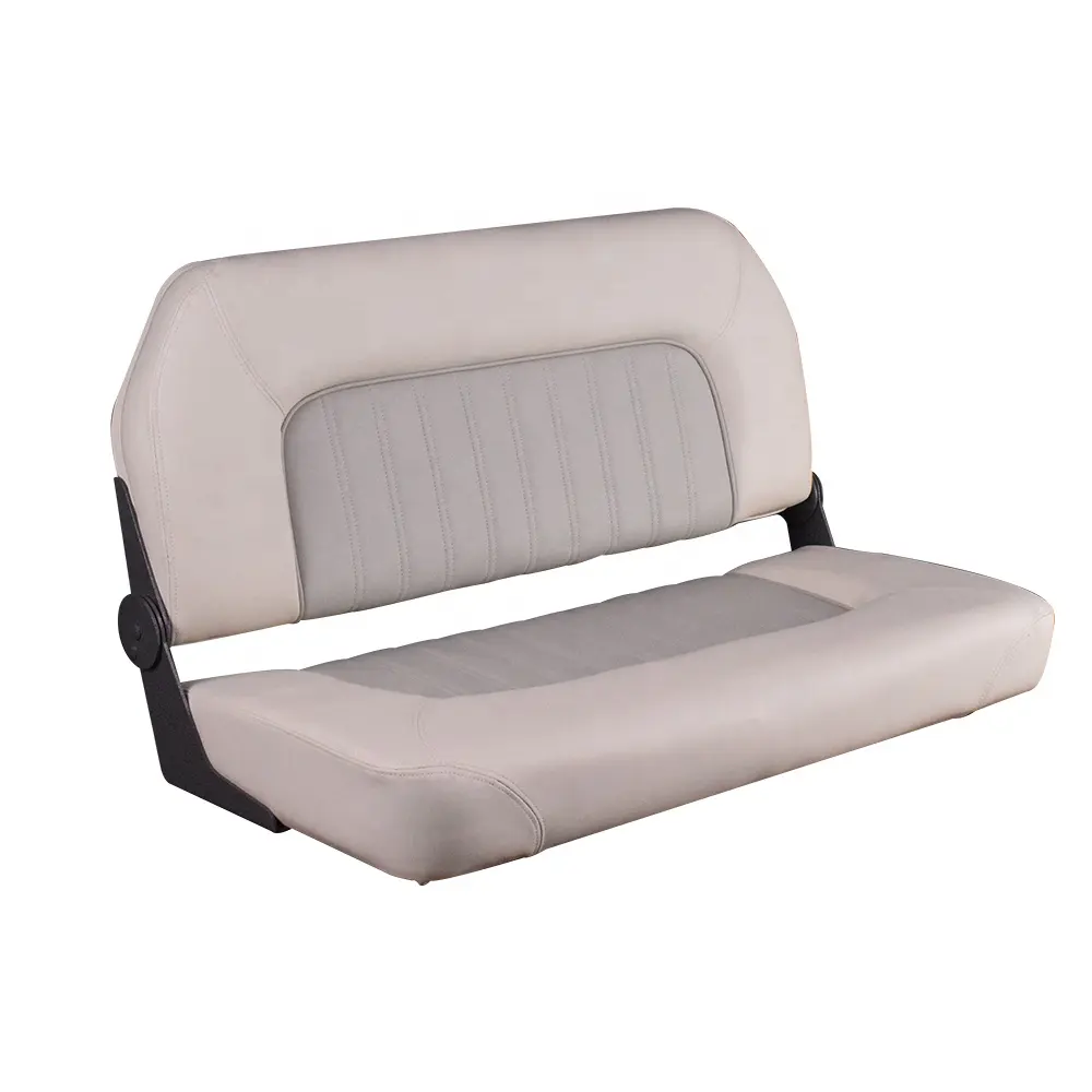 Wholesale comfortable marine seat low back fold down boat seating double seat factory