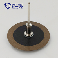 Lames de scie circulaire diamantées de qualité européenne 55 mm, disque de coupe avec tige pour céramique et porcelaine