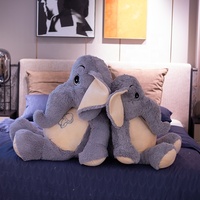 Vente en gros OEM/ODM – Adorable peluche d'éléphant douce pour enfants, poupée en peluche d'éléphant pour bébés, idéale pour cadeaux et compagnie de sommeil, personnalisable