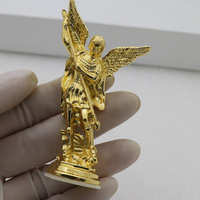 Statue de Saint Michel Archange, Saint Archange vainquant Satan, figurines religieuses, sculpture de collection, figurines catholiques