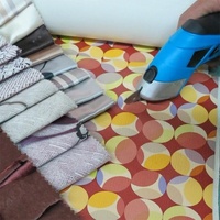 Ciseaux électriques professionnels pour tissus, coupe-tissus sans fil, machine à découper le tissu, ciseaux à main pour travaux d'aiguille et couture