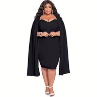 IStapromo Gifts Meilleures ventes Robes d'été pour femmes grandes tailles décontractées sans manches à col asymétrique couleur unie taille haute Fête des Pères