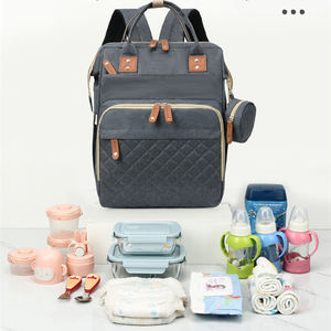 Sac à Dos à Langer de Luxe Oxford avec Tapis à Langer Chargeur USB Fourre-Tout Sac de Maternité pour Maman Nouveau-Né Enfants Sacs à Langer Bébé - Product Image 5