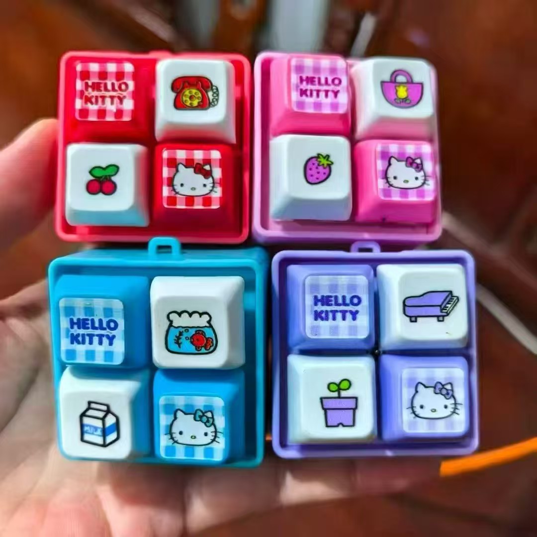4-color mixed [cute buttons]