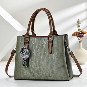 An Ru Shi <b>Handbag</b> Brown <b>Large</b> Capacity Motorcycle Style Shoulder Bag Everyday Use Fall 2025 - Product Image 2