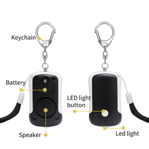 Porte-clés d'autodéfense à haut niveau sonore avec lampe de poche pour femmes âgées et dispositif d'urgence pour enfants - Product Image 4