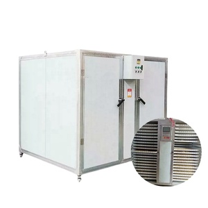 เครื่องอบแห้งแบบถาดหมุนเวียนลมร้อนอุตสาหกรรม ควบคุมด้วย PLC ผลิตจากสแตนเลส 304 สำหรับแปรรูปอาหาร อบผัก ขิง และอื่นๆ - Product Image 1