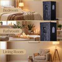 Máquina de Spa Corporal Portátil y Plegable para Uso Doméstico, Sauna Individual de Vapor Caliente de Alta Calidad y Confortable para el Cuidado de la Salud
