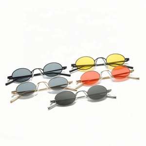 Nouveautés Mode Lunettes de Soleil pour Femmes avec Logo Personnalisé, Monture Métallique, UV400, Petites Lunettes Ovales - Product Image 6