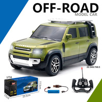 Mobil mainan remote control RC 4 Channel simulasi plastik 1:12 Lada 2106 2107, mainan RC yang menyenangkan