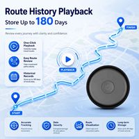 Rastreador GPS para Vehículos con Tarjeta SIM Integrada, 4G LTE, IP67 Impermeable, Historial de Rutas para Motocicletas, Automóviles, Camionetas y Camiones Ligeros