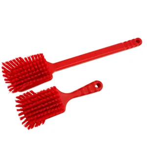 20Inch 50CM Food Grade Scrub Brush With Long Handle Design Style Soft Stocked Indoor Broom For Floor Cleaning