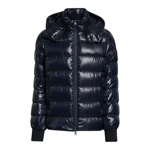 Men's Super Quality Custom Padded Quilted Puffer Jacket Long Satin Coats <strong>Waterproof</strong> Feature Winter Wool Filled <strong>Trench</strong> for Work - Product Image 1
