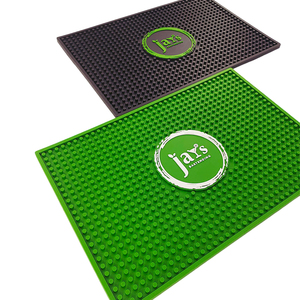 Tapis de bar moderne en PVC souple personnalisé, écologique, certifié CE, antidérapant, résistant aux gouttes, multicolore, avec logo et taille personnalisables pour comptoir - Product Image 2