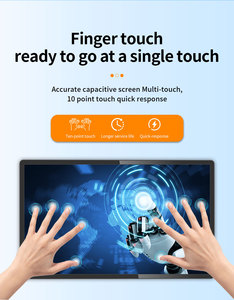 คอมพิวเตอร์อุตสาหกรรมระบบสัมผัสแบบ Capacitive ขนาด 19 21.5 นิ้ว ระบบ Android  แบบ All-in-One แข็งแรงทนทาน ไร้พัดลม ติดผนังได้ ใช้เป็น POS Kiosk มาตรฐาน IP65 สำหรับอุตสาหกรรม - Product Image 3