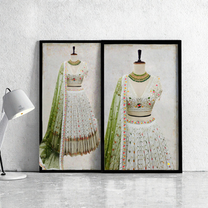 OUDINA Vente en gros Nouveau Ensemble élégant décontracté en dentelle sans manches, haut court et jupe longue, 2 pièces, écologique pour femmes - Product Image 2