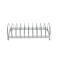 Rangement de vaisselle et égouttoir en acier inoxydable moderne Organisateur de plaques et de bols