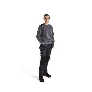 BLAKLADER - 340811589699M Sudadera mujer Gris medio/Negro-EAN 7330509814581 WORK HOODIES - Product Image 3