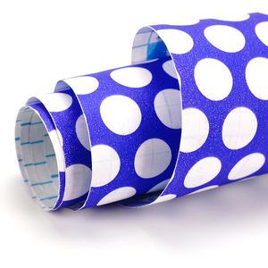 Vente en gros de papier vinyle auto-adhésif à grille transparente amovible étanche, rouleau de ruban de transfert pour vinyle - Product Image 2