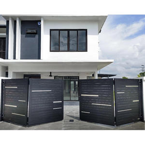 Puerta Plegable de Aluminio para Casa, Puerta Corredera Automática de Aluminio para Villa, Puerta de Entrada para Automóviles - Product Image 5