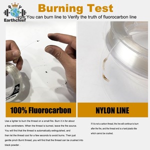 NOUVEAU Matériel de pêche en fluorocarbone OEM de <span class=keywords><strong>100</strong></span> mètres, <span class=keywords><strong>fil</strong></span> de pêche en fibre de carbone à coulée rapide, accessoires de pêche en plein air - Product Image 4