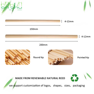 صانبة قمح طبيعية وصديقة للأحيائية قابلة للتحلل قش خيزران وورق ملون للاستعمال مرة واحدة - Product Image 3