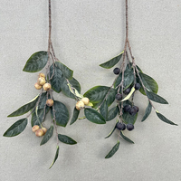 Kunstmatige bessen takken groothandel fabrieksdirect realistische gevlekte bessen nep fruit steel multicolor decoratie QYYN-1030