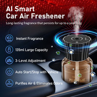 Diffuseur de parfum portable 120 ml en verre rechargeable à ultrasons pour voiture et hôtel, pulvérisation automatique sans eau d'huiles essentielles pour usage domestique