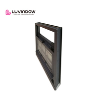 Ventanas corredizas de un solo colgado modernas Puerta de gran Venta barata Win Russia Personalizada Diferentes colores para apartamento Villa Almacén