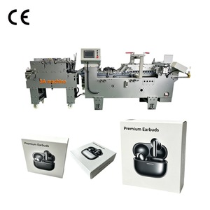 380-3A Automatic <b>Folder</b> Gluer for Mobile Accessories Box | High Speed Carton Folding Gluing Machine - Product Image 1