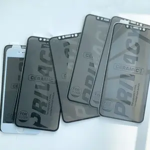 2022 מכירה לוהטת קרמיקה פרטיות מסך מגיני Iphone 13 פרו מקס נגד מרגלים מזג זכוכית עבור Iphone 12/11/XS מקס/XR /6/7/8