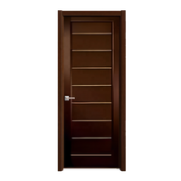 Portes d'entrée et d'intérieur en plastique imperméable, bois massif, MDF, HDF, WPC composite avec serrure intelligente – Vente en gros