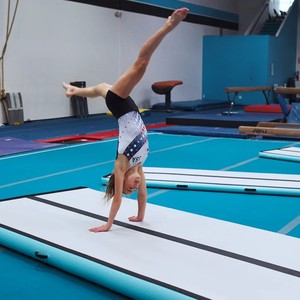 Combinaison de piste d'air, ensemble de piste d'air, 10 pieds, 13 pieds, 16 pieds, 20 pieds, tapis de gymnastique, piste d'air gonflable - Product Image 6
