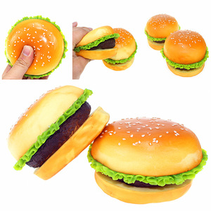 Jincan 6,5 cm Pendentif en PU à rebond lent, simulation de pain au sésame KFC, jouet de décompression à pétrir, décoration unisexe pour garçons et filles - Product Image 2