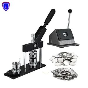 HOT SALE Round Button Maker Kit Badge Making Machine Round paper pvc Cutter Pin Button Badge factory