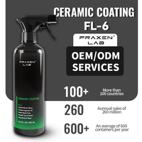 Spray de revêtement céramique nano pour voiture, hydrophobe, anti-rayures, vernis brillant, scellant pour l'entretien et le detailing des surfaces extérieures des véhicules